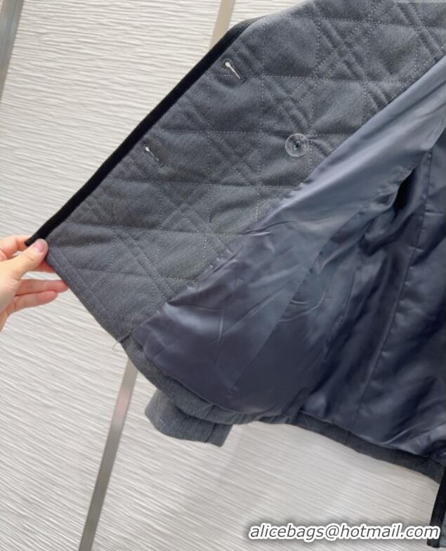Buy Discount Dior Oblique Padded Jacket and Skirt DR110641 Grey 2025