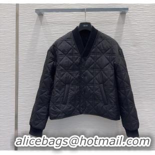 Luxury Discount Dior Quilted Padded Jacket DR110645 Black 2025