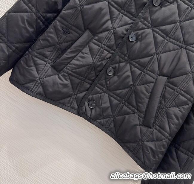 Luxury Discount Dior Quilted Padded Jacket DR110645 Black 2025