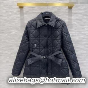 Best Design Dior Quilted Padded Jacket DR110650 Black 2025