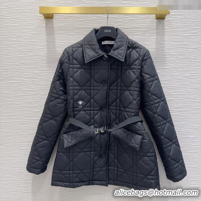 Best Design Dior Quilted Padded Jacket DR110650 Black 2025