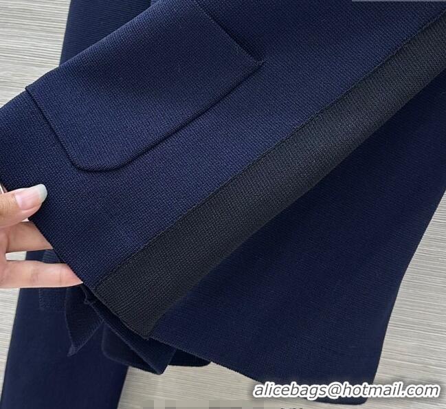 Reasonable Price Dior Ruffled Cardigan DR110679 Royal Blue 2025