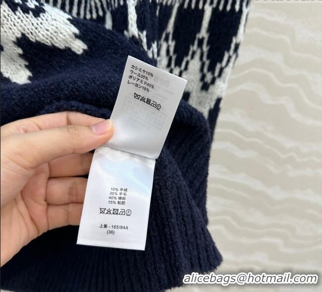 Top Grade Dior Fair Isle Snow Sweaters 6082 Blue 2025