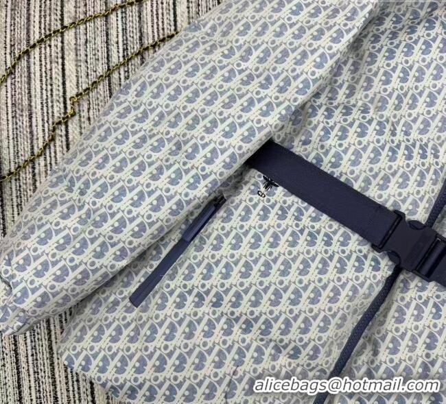 Super Quality Dior Oblique Down Jacket DR1115 Blue 2025