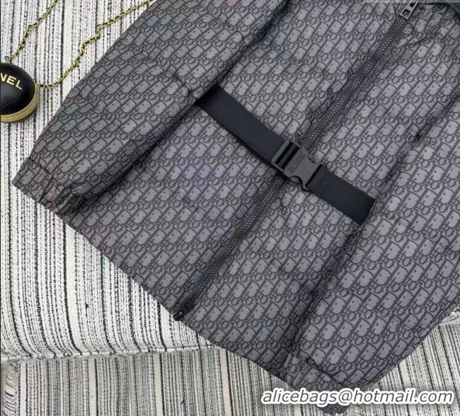 Good Looking Dior Oblique Down Jacket DR1115 Black 2025