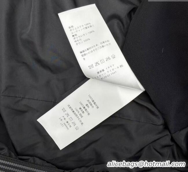 Good Looking Dior Oblique Down Jacket DR1115 Black 2025