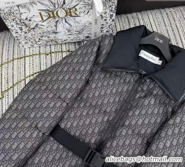 Good Looking Dior Oblique Down Jacket DR1115 Black 2025