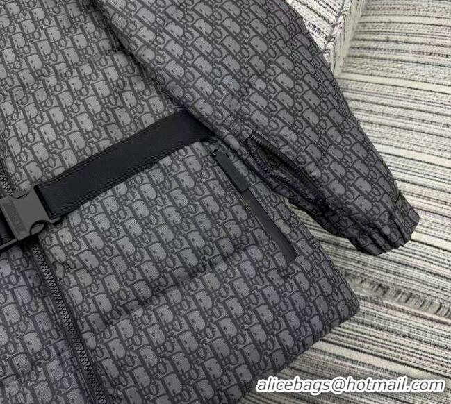 Good Looking Dior Oblique Down Jacket DR1115 Black 2025