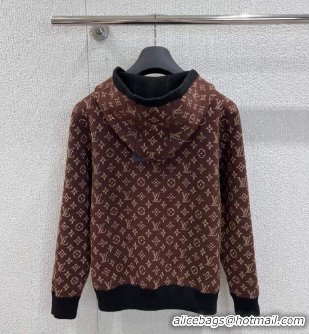 ​Top Design Louis Vuitton Wool Cotton Reversible Jacket LV111501 Black/Monogram 2025