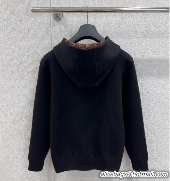 ​Top Design Louis Vuitton Wool Cotton Reversible Jacket LV111501 Black/Monogram 2025