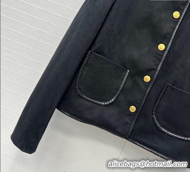 Top Quality Celine Jacket 0814 Black 2025