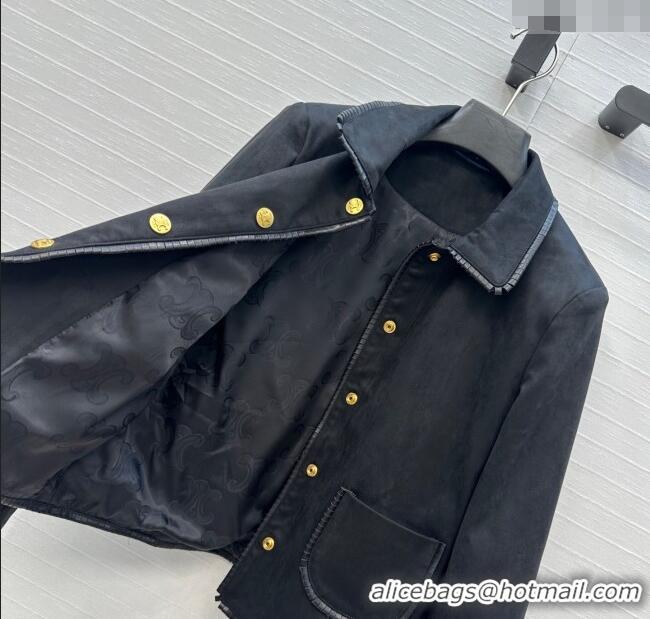 Top Quality Celine Jacket 0814 Black 2025
