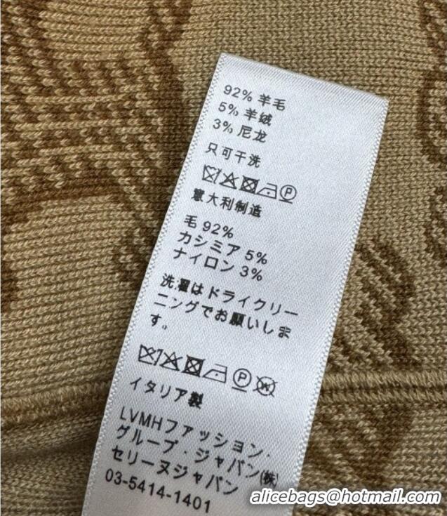 ​Top Grade Celine Wool Zipped Cardigan C91703 Brown 2025