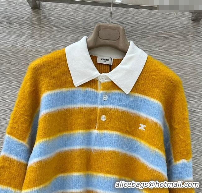 Market Sells Celine Striped Sweater CE091902 Yellow 2025