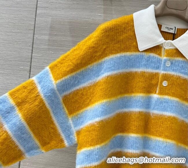 Market Sells Celine Striped Sweater CE091902 Yellow 2025