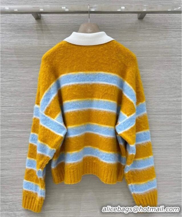 Market Sells Celine Striped Sweater CE091902 Yellow 2025