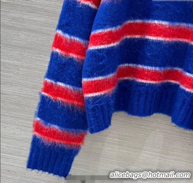 Fashion Discount Celine Striped Sweater CE091902 Blue 2025