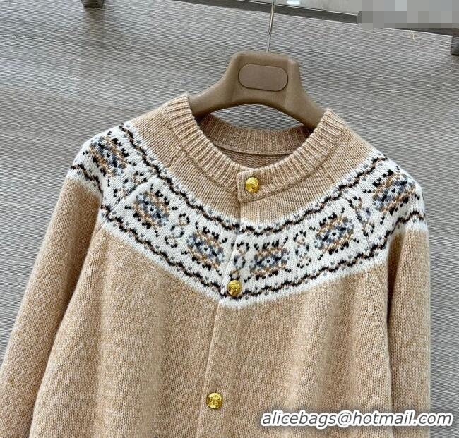 Reasonable Price Celine Wool Cardigan 1014 Beige 2025