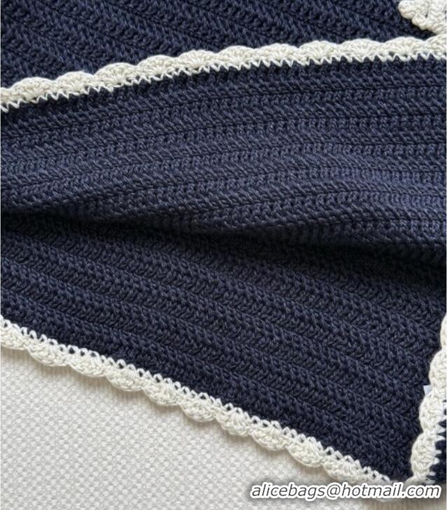 Affordable Price Celine Knit Vest C101701 Navy Blue 2025