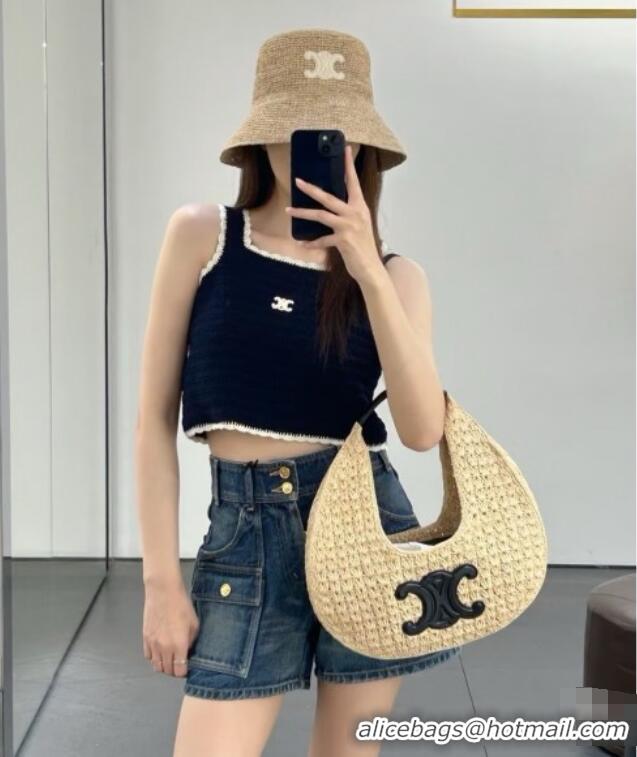 Affordable Price Celine Knit Vest C101701 Navy Blue 2025