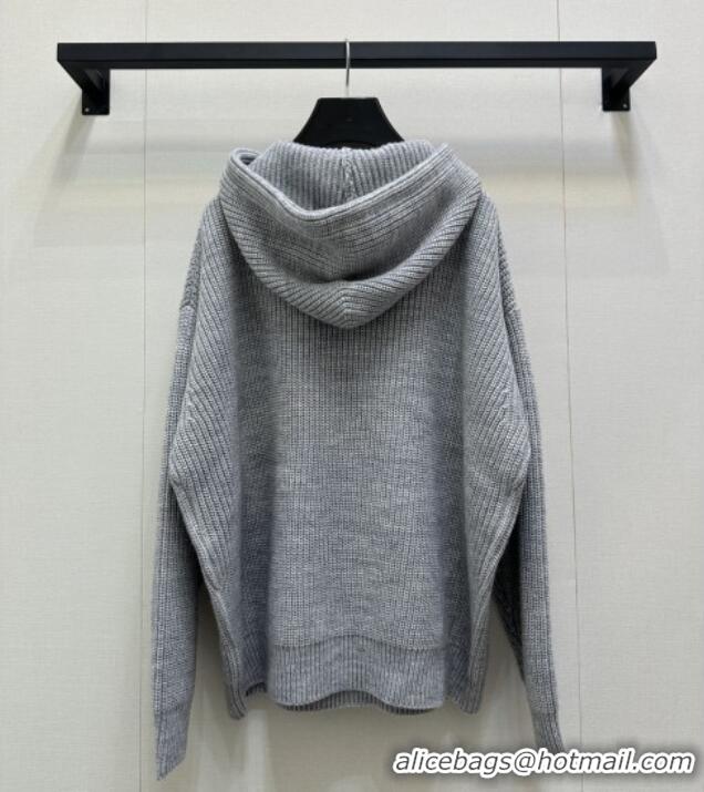Buy Fashionable Celine Wool Sweater C101716 Grey 2025