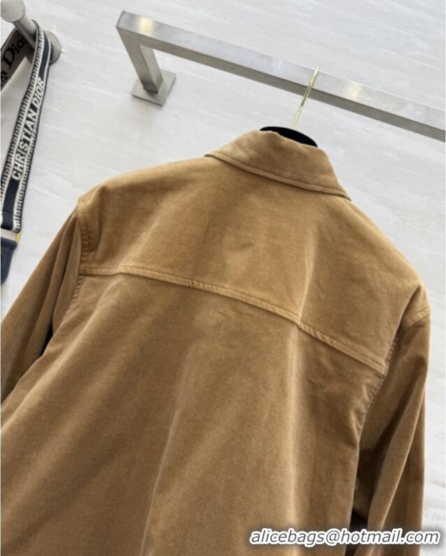 Well Crafted Discount Celine Shirt C101718 Brown 2025