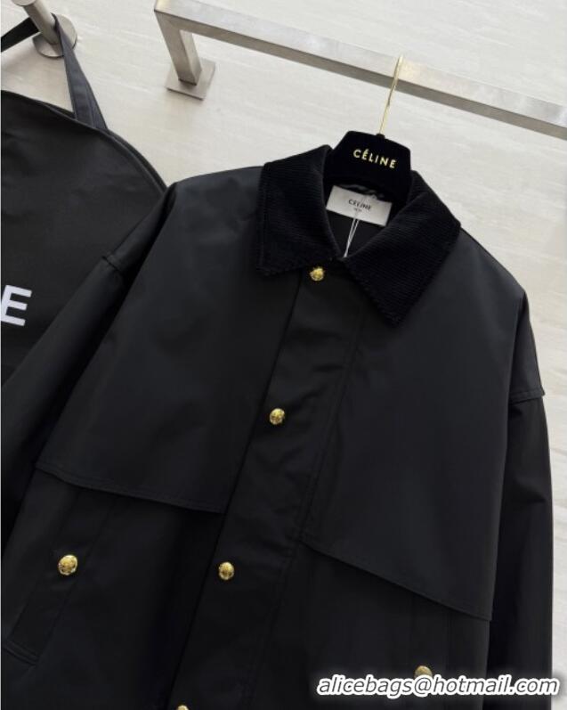 Free Shipping Discount Celine Jacket C101720 Black 2025