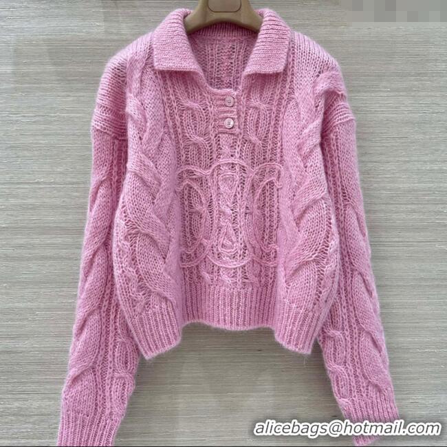 Best Price Celine Mohair Sweater CE110633 Pink 2025