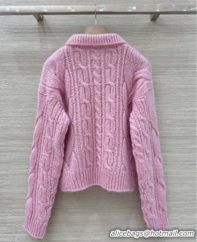 Best Price Celine Mohair Sweater CE110633 Pink 2025