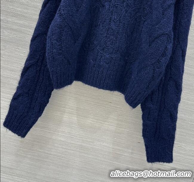 Reasonable Price Celine Mohair Sweater CE110633 Blue 2025