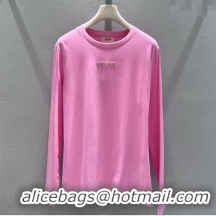 Well Crafted Celine Cotton T-Shirt CE110687 Pink 2025