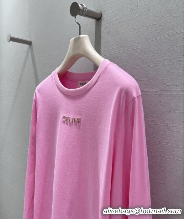 Well Crafted Celine Cotton T-Shirt CE110687 Pink 2025
