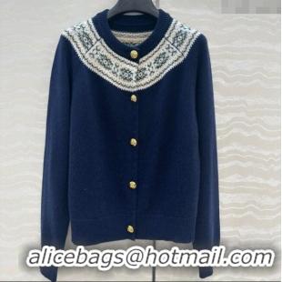 Trendy Design Celine Cashmere Cardigan C92601 Blue 2025