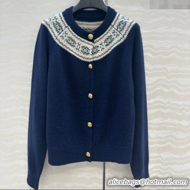 Trendy Design Celine Cashmere Cardigan C92601 Blue 2025