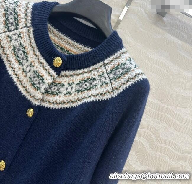 Trendy Design Celine Cashmere Cardigan C92601 Blue 2025