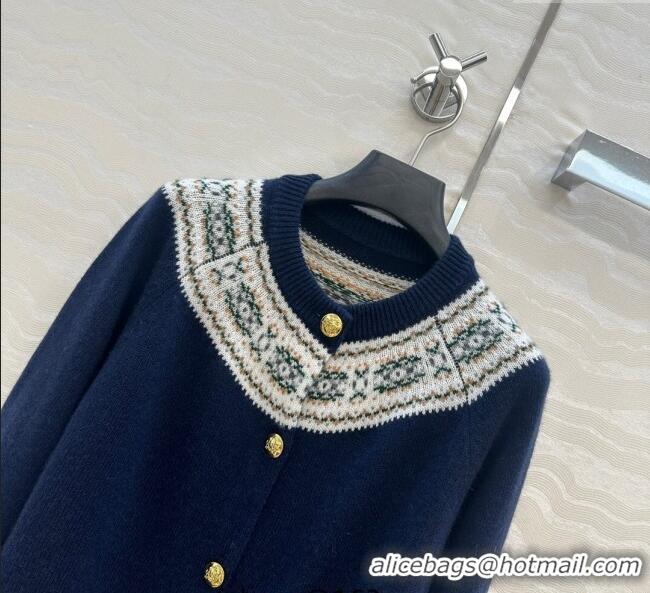 Trendy Design Celine Cashmere Cardigan C92601 Blue 2025