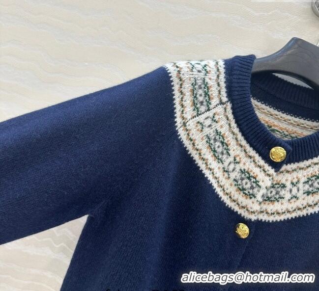 Trendy Design Celine Cashmere Cardigan C92601 Blue 2025