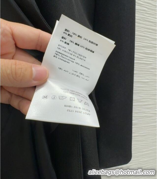 Well Crafted Prada Jacket with Belt P73015 Black 2025
