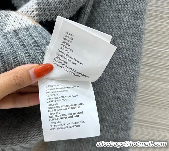 Good Taste Prada Plaid Cardigan 0814 Grey 2025