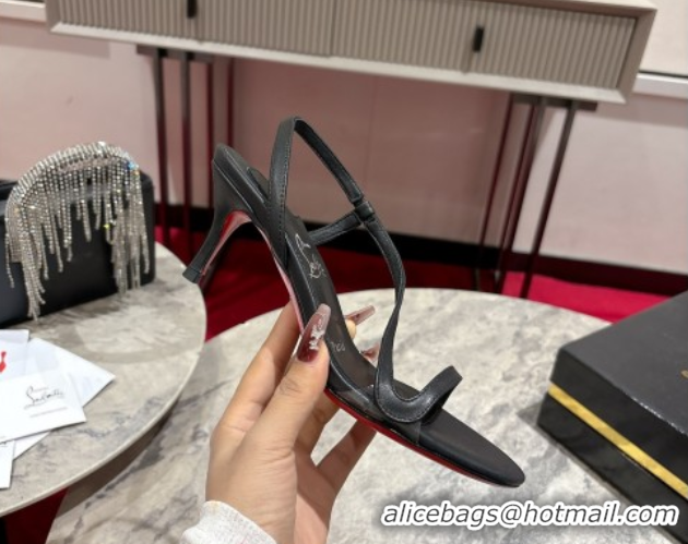 Purchase Christian Louboutin Rosalie Heel Sandals 6.5cm in Calf Leather Black 0827060