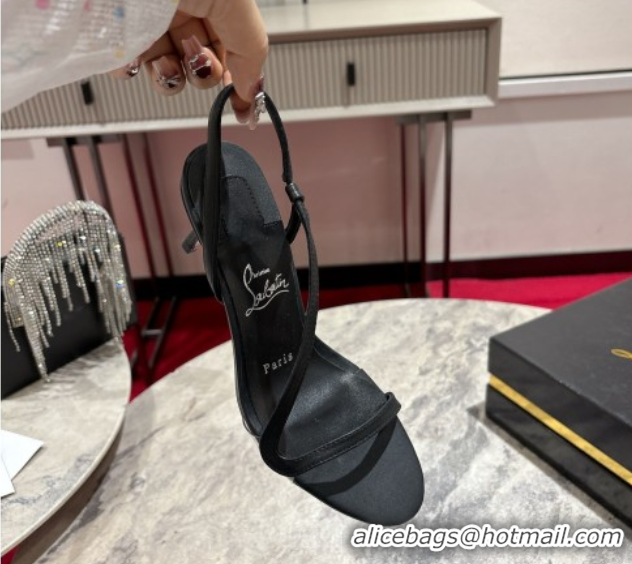 Purchase Christian Louboutin Rosalie Heel Sandals 6.5cm in Calf Leather Black 0827060