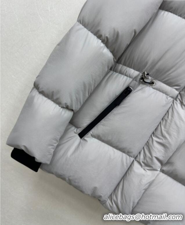 Reasonable Price Prada Down Jacket 0812 Grey 2025
