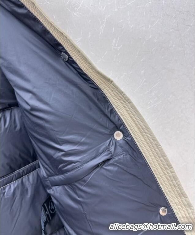 Top Quality Prada Down Jacket 0812 Beige 2025