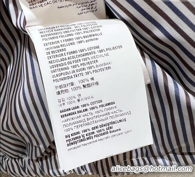 Trendy Design Prada Striped Jacket 0814 White/Brown/Blue 2025
