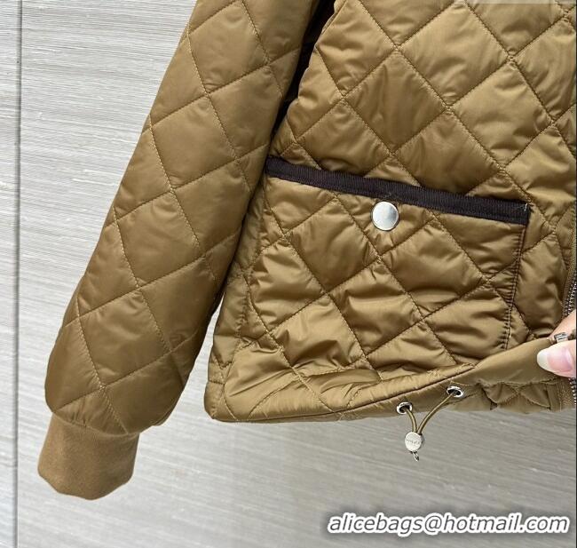 Famous Brand Prada Padded Jacket P82126 Brown 2025