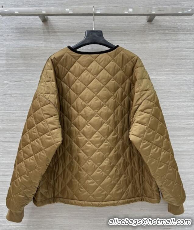 Famous Brand Prada Padded Jacket P82126 Brown 2025