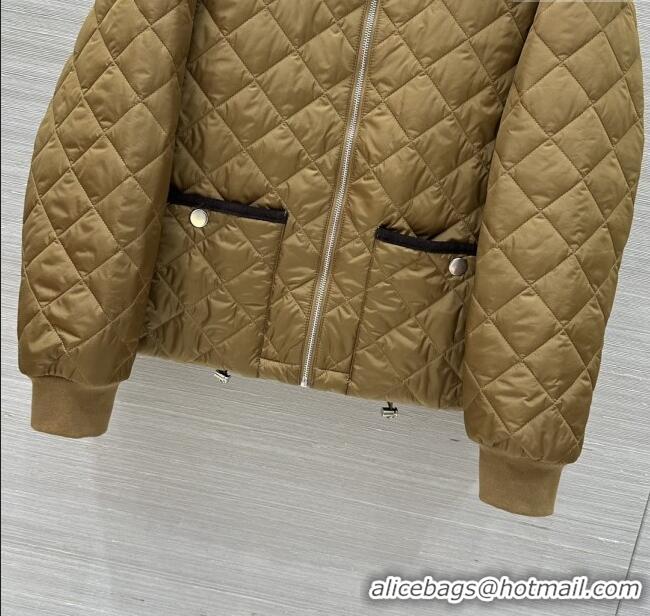 Famous Brand Prada Padded Jacket P82126 Brown 2025
