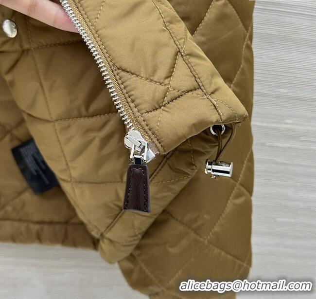 Famous Brand Prada Padded Jacket P82126 Brown 2025