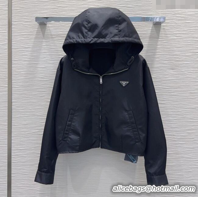 Luxury Cheap Prada Jacket P090224 Black 2025