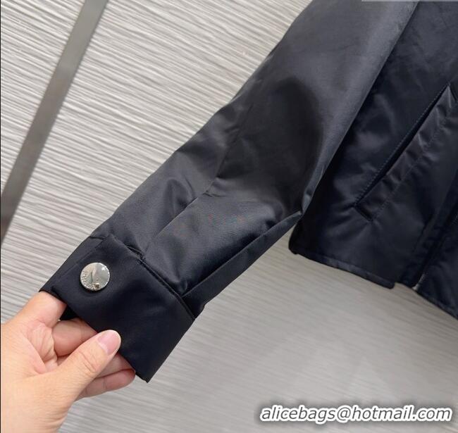 Luxury Cheap Prada Jacket P090224 Black 2025